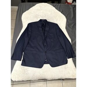 Lauren Ralph Lauren Men's Houndstooth Blue Sport Blazer Jacket Size‎ 48R